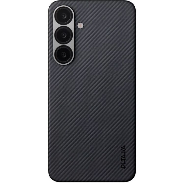 Захисний чохол Pitaka Ultra-Slim Case для Samsung Galaxy S25 (S931) KS2501 - 600D Black / Grey (Twill): фото 2 з 11