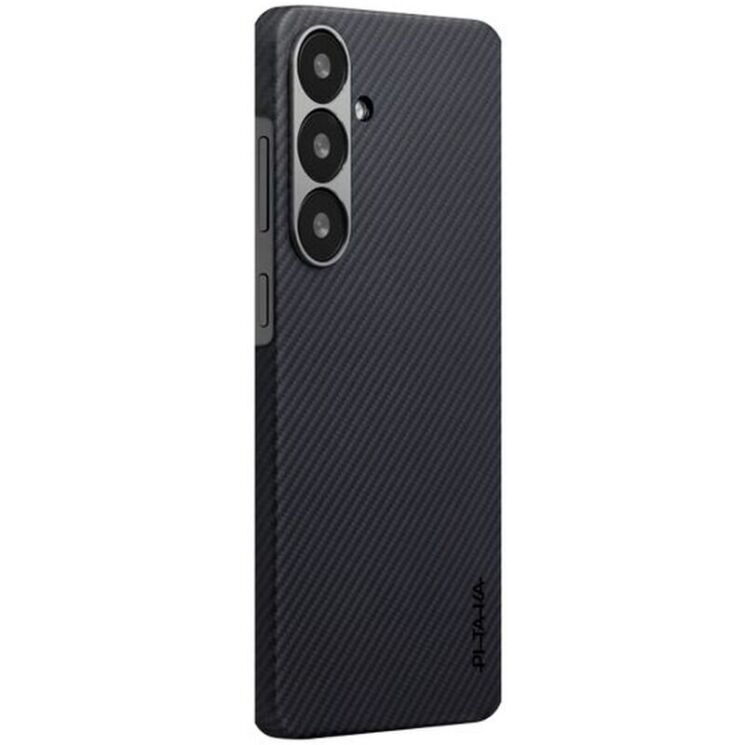 Захисний чохол Pitaka Ultra-Slim Case для Samsung Galaxy S25 (S931) KS2501 - 600D Black / Grey (Twill): фото 3 з 11