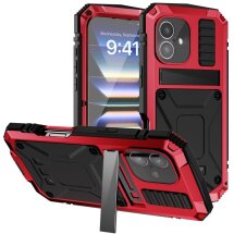 Защитный чехол R-JUST Military для Apple iPhone 16 - Red: фото 1 из 9