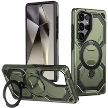 Защитный чехол Reframe Hybrid Magnetic для Samsung Galaxy S24 Ultra (S928) - Green: фото 1 из 7