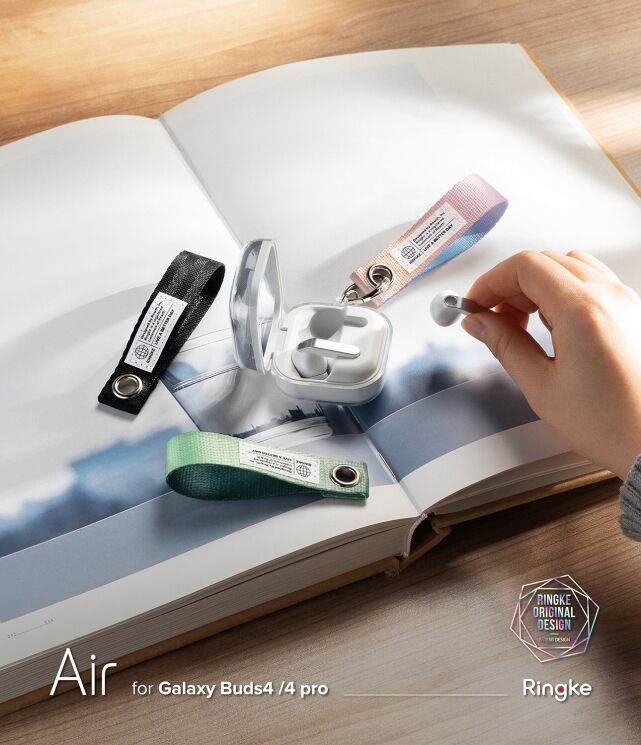 Захисний чохол Ringke Air (FH) для Samsung Galaxy Buds 4 / Buds 4 Pro (8800328818903) - Clear Black (407428B) Захисний чохол Ringke Air (FH) для Samsung Galaxy Buds 4 / Buds 4 Pro (8800328818903) - Clear Black: фото 2 з 14