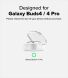 Захисний чохол Ringke Air (FH) для Samsung Galaxy Buds 4 / Buds 4 Pro (8800328818903) - Clear Black (407428B). Фото 3 з 14