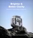 Захисний чохол Ringke Air (FH) для Samsung Galaxy Buds 4 / Buds 4 Pro (8800328818903) - Clear Black (407428B). Фото 5 з 14