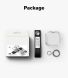 Захисний чохол Ringke Air (FH) для Samsung Galaxy Buds 4 / Buds 4 Pro (8800328818903) - Clear Black (407428B). Фото 11 з 14