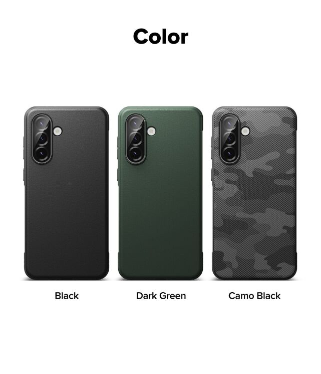 Защитный чехол Ringke Onyx для Samsung Galaxy A36 (A366) / A56 (A566) 8800293852308 - Dark Green: фото 14 из 15