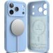Защитный чехол Ringke Silicone Magnetic для iPhone 18 Pro (8800380463141) - Light Blue (423776TT). Фото 2 из 20