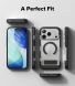 Захисний чохол Ringke UX Magnetic для iPhone 17 Pro Max (8800328810655) - Clear (411127C). Фото 8 з 11