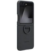 Захисний чохол Silicone Case (FF) для Samsung Galaxy Flip 6 / Flip 7 FE (EF-PF741TBEGUA) - Black: фото 1 з 4
