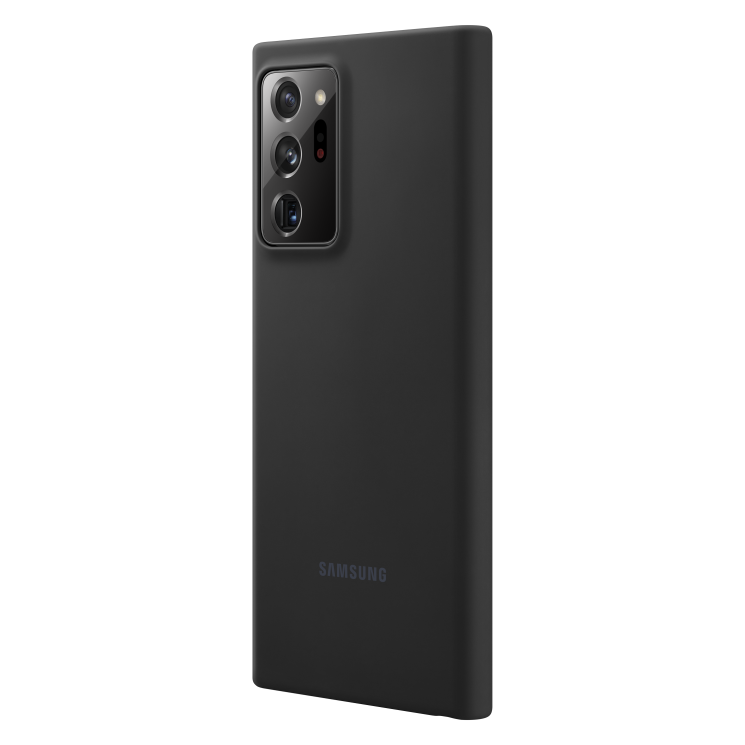 Защитный чехол Silicone Cover для Samsung Galaxy Note 20 Ultra (N985) EF-PN985TBEGRU - Black: фото 2 из 6