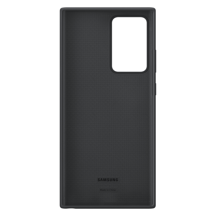 Защитный чехол Silicone Cover для Samsung Galaxy Note 20 Ultra (N985) EF-PN985TBEGRU - Black: фото 4 из 6