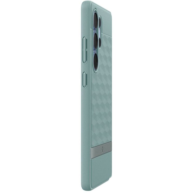 Защитный чехол Spigen (SGP) Caseology Parallax (MagFit) by Spigen для Samsung Galaxy S25 Ultra (S938) ACS09053 - Sage Green: фото 8 из 16