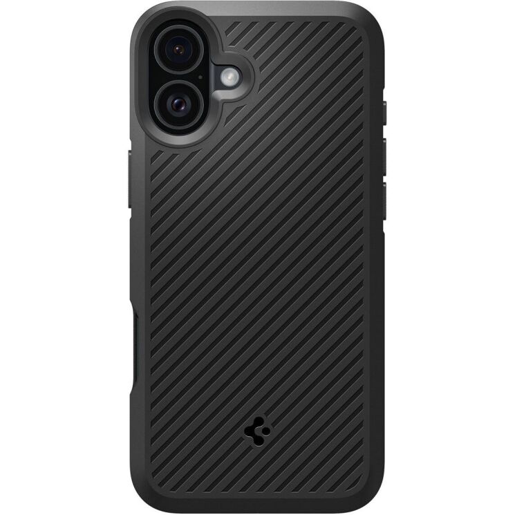 Защитный чехол Spigen (SGP) Core Armor для Apple iPhone 16 - Matte Black: фото 2 из 13