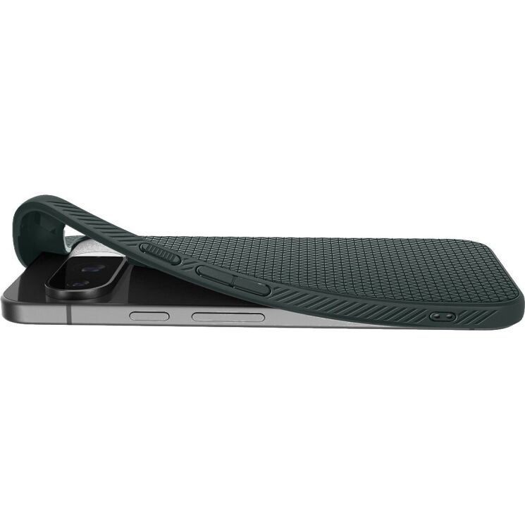 Защитный чехол Spigen (SGP) Liquid Air для Google Pixel 9 / 9 Pro - Abyss Green: фото 9 из 17