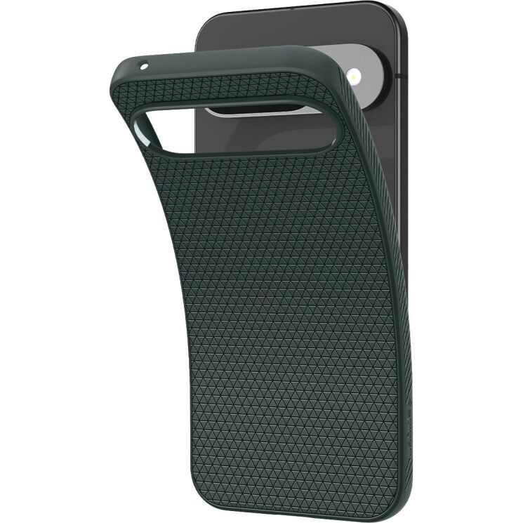 Защитный чехол Spigen (SGP) Liquid Air для Google Pixel 9 / 9 Pro - Abyss Green: фото 6 из 17