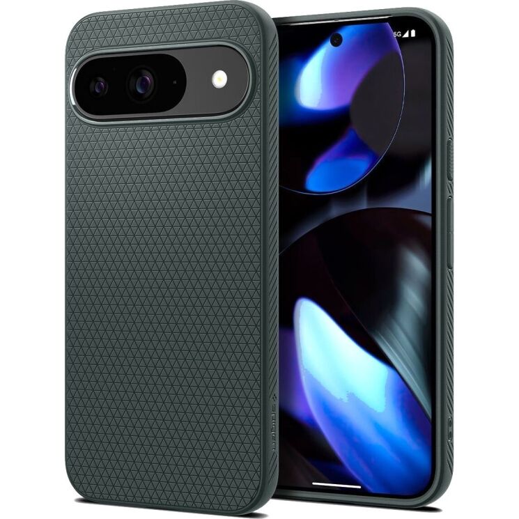 Защитный чехол Spigen (SGP) Liquid Air для Google Pixel 9 / 9 Pro - Abyss Green: фото 1 из 17