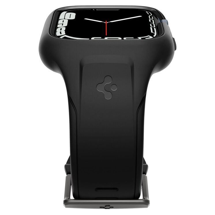 Защитный чехол Spigen (SGP) Liquid Air Pro Case для Apple Watch 45 mm (7 / 8 / 9 Series) - Black: фото 9 из 12