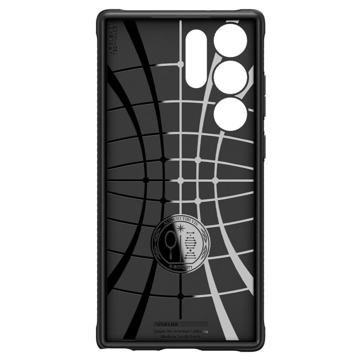 Защитный чехол Spigen (SGP) Rugged Armor для Samsung Galaxy S23 Ultra (S918) - Matte Black: фото 9 из 18