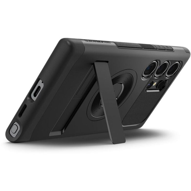 Защитный чехол Spigen (SGP) Slim Armor (MagFit) для Samsung Galaxy S24 Ultra (S928) ACS07189 - Black: фото 4 из 15
