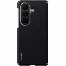 Захисний чохол SULADA Natural Leather Case для Samsung Galaxy Fold 8 Ultra - Black: фото 1 з 11