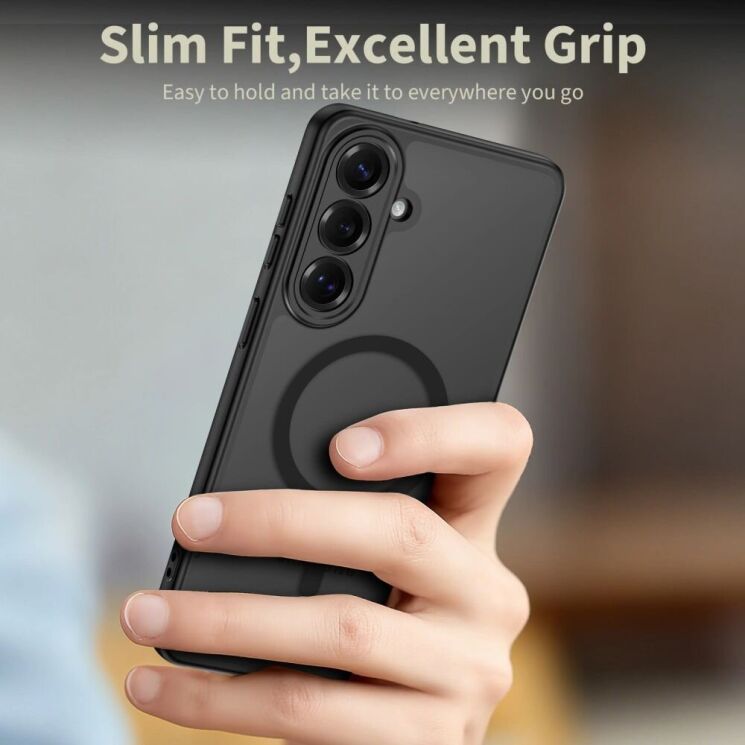 Защитный чехол Tech-Protect BasicMag MagSafe для Samsung Galaxy S26 Plus (S947) - Matte Black: фото 5 из 6