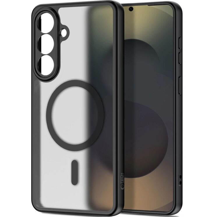 Защитный чехол Tech-Protect BasicMag MagSafe для Samsung Galaxy S26 Plus (S947) - Matte Black: фото 2 из 6