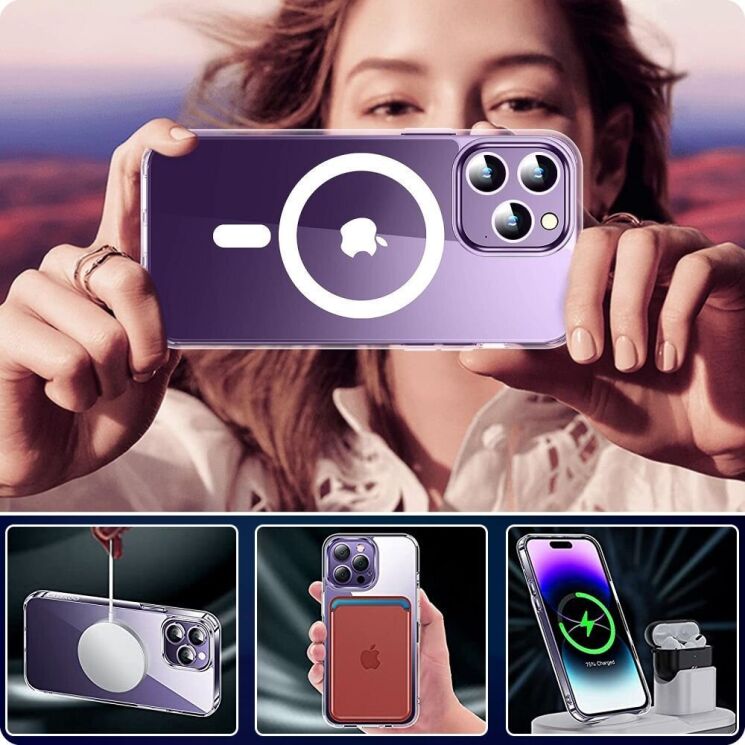 Защитный чехол Tech-Protect FlexAir Hybrid MagSafe для Samsung Galaxy S24 (S921) - Clear: фото 5 из 5
