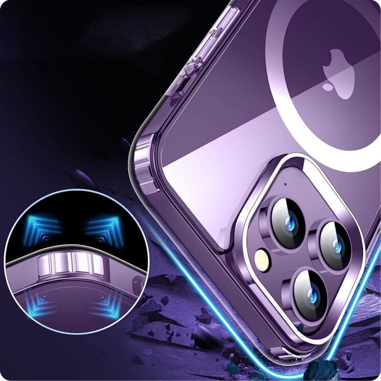 Защитный чехол Tech-Protect FlexAir Hybrid MagSafe для Samsung Galaxy S24 (S921) - Clear: фото 3 из 5