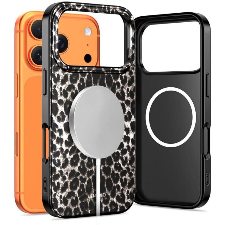 Защитный чехол Tech-Protect Lamano MagSafe для iPhone 17 Pro Max - Leopard: фото 2 из 8