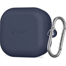 Захисний чохол Tech-Protect Silicone Hook для Samsung Galaxy Buds 4 / Buds 4 Pro - Navy Blue: фото 1 з 7