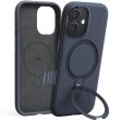 Защитный чехол TORRAS Ostand Q3 Silicone (with MagSafe) для iPhone 17 - Midnight Blue (389394DB)