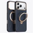 Захисний чохол TORRAS Ostand Q3 VegSkin (with MagSafe) для iPhone 17 Pro - Dark Blue (387331DB)