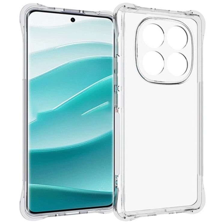 Защитный чехол UniCase AirBag для Xiaomi Redmi Note 14 Pro 5G - Transparent: фото 1 из 5