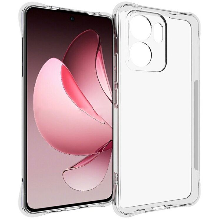 Защитный чехол UniCase AirBag Flow для OPPO Reno 13 F/FS 5G - Transparent: фото 1 из 5