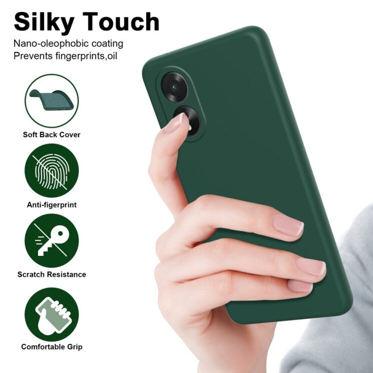 Защитный чехол UniCase Aura Cover для OPPO A38 / A18 - Black: фото 4 из 7