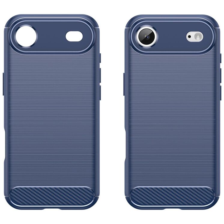Захисний чохол UniCase Carbon для Apple iPhone 17 Air - Blue: фото 2 з 11