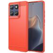 Защитный чехол UniCase Carbon для Motorola Edge 60 / Edge 60 Fusion - Red (379622R)