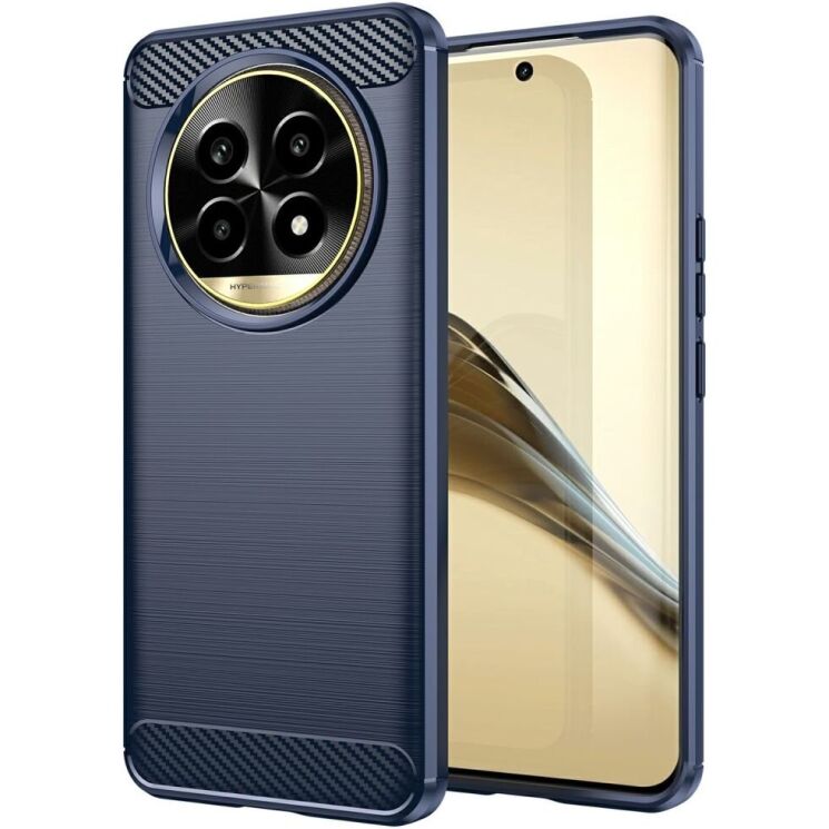 Защитный чехол UniCase Carbon для Realme 13 Pro / 13 Pro Plus - Blue: фото 1 из 12