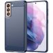 Защитный чехол UniCase Carbon для Samsung Galaxy S21 (G991) - Blue (230439L). Фото 1 из 9