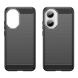 Захисний чохол UniCase Carbon для Xiaomi Poco F7 - Black (381124B). Фото 2 з 8