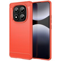 Защитный чехол UniCase Carbon для Xiaomi Redmi Note 14 Pro - Red: фото 1 из 8