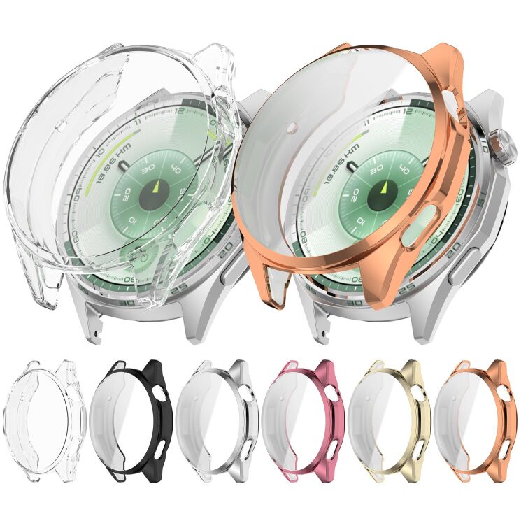 Защитный чехол UniCase Clear Cover для Huawei Watch GT 6 (46 mm) - Transparent (423202T) Защитный чехол UniCase Clear Cover для Huawei Watch GT 6 (46 mm) - Transparent: фото 7 из 10