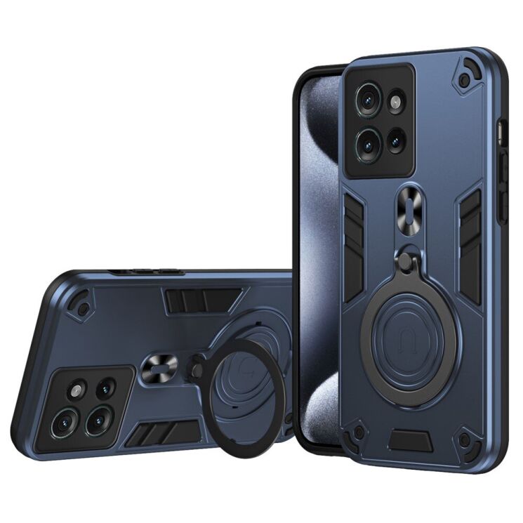 Защитный чехол UniCase Cosmic Armor для Motorola Edge 50 - Blue: фото 1 из 8