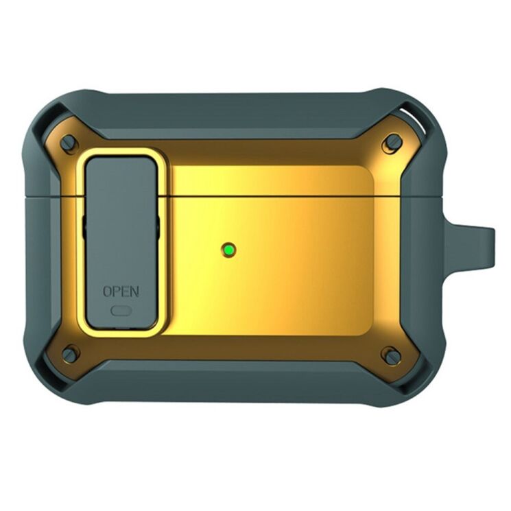 Захисний чохол UniCase Defender Cover для AirPods Pro 2 - Green / Yellow: фото 1 з 5