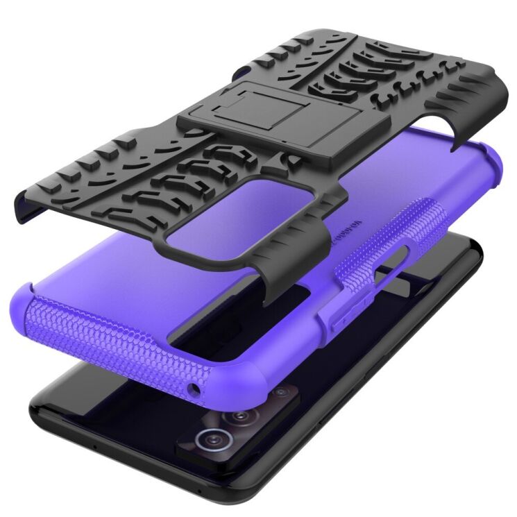 Протиударний чохол UniCase Hybrid X для VIVO Y72 - Purple: фото 5 з 11