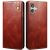 Защитный чехол UniCase Leather Wallet для Apple iPhone 17 - Brown: фото 1 из 10