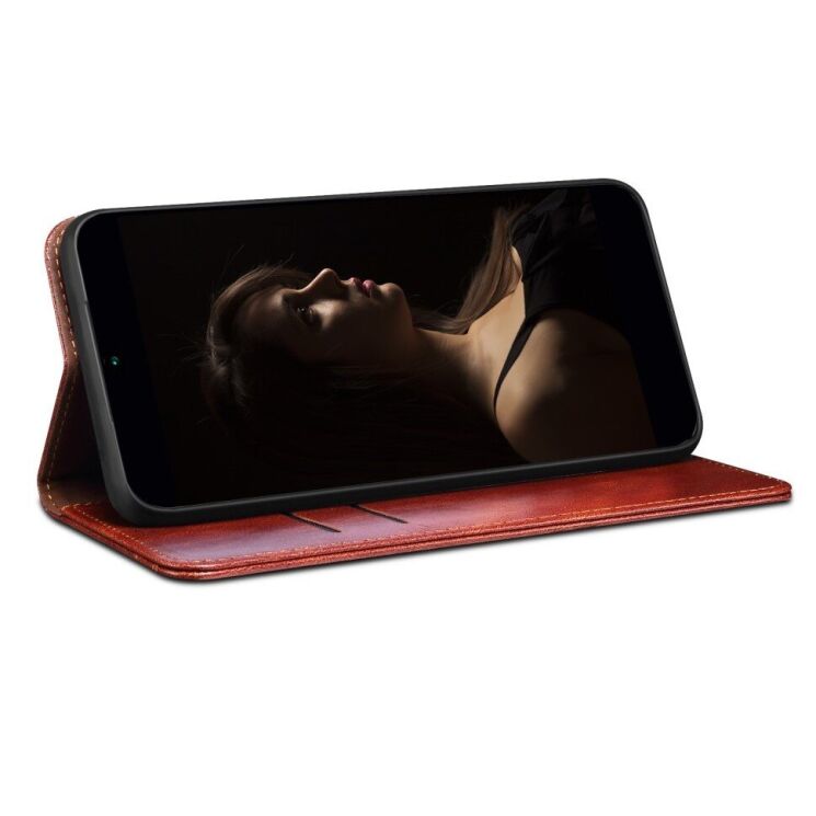 Чехол-книжка с кармашками UniCase Leather Wallet для Huawei Nova 9 SE - Brown: фото 7 из 10