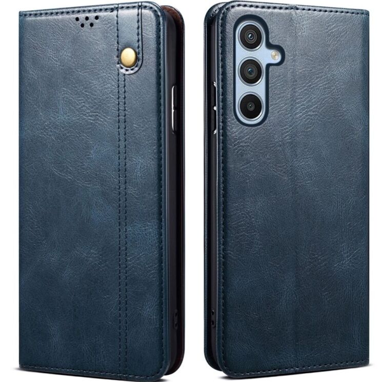 Защитный чехол UniCase Leather Wallet для Samsung Galaxy A05s (A057) - Blue: фото 1 из 6