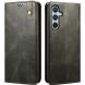 Защитный чехол UniCase Leather Wallet для Samsung Galaxy S24 FE (S721) - Green (367504G). Фото 1 из 6