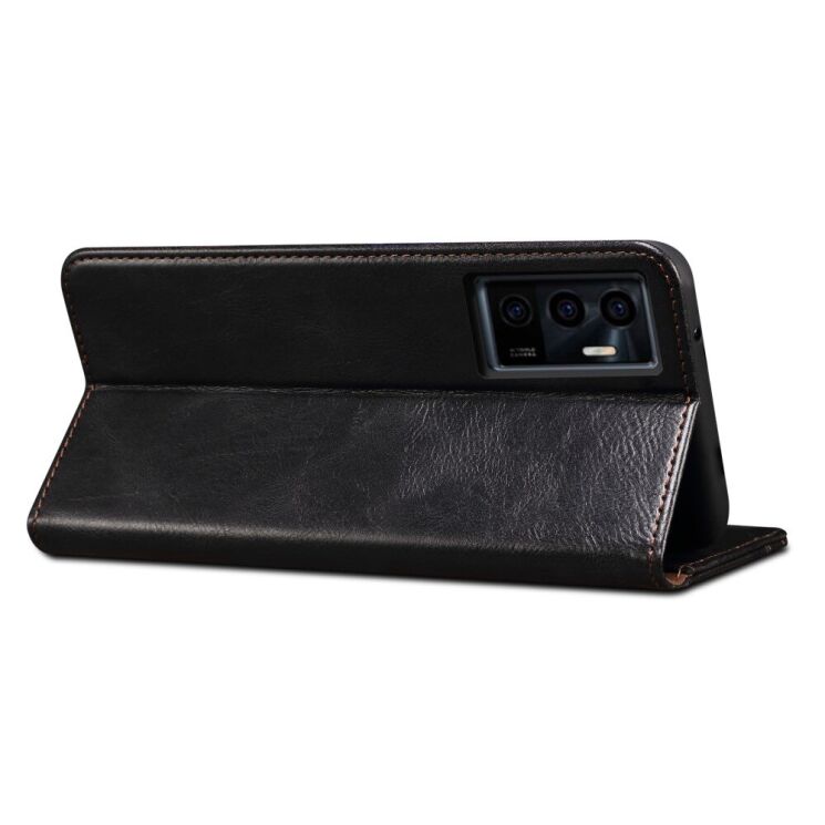 Защитный чехол UniCase Leather Wallet для VIVO V23e - Black: фото 5 из 6