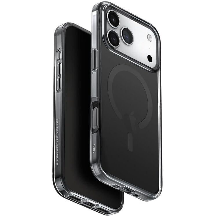Защитный чехол UNIQ Clario MagSafe для iPhone 17 Pro Max - Black (402824B) Защитный чехол UNIQ Clario MagSafe для iPhone 17 Pro Max - Black: фото 1 из 7